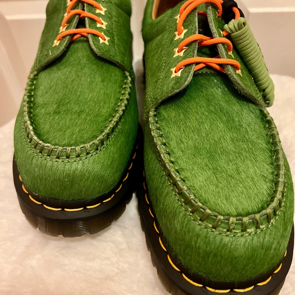 Dr. Martens Green Men's Oxfords - Picture 8 of 12